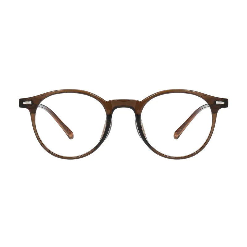 Blue Light Glasses Classic Brown frame, stylish and comfortable design with UV400 protection. Reduces eye strain, blocks harmful blue light from screens, and helps improve sleep quality. Lightweight and perfect for daily computer, tablet and smartphone use. Available at www.zenluk.com