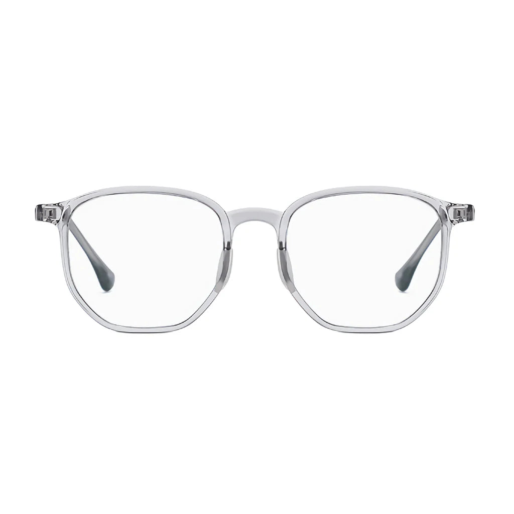 Blue Light Blocking Glasses MILION – Grey frame, ideal for screen use. Stylish and lightweight, designed to reduce eye strain. Visit: www.zenluk.com