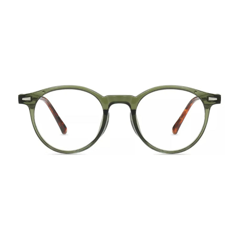 Blue Light Glasses Classic Green frame, stylish and comfortable design with UV400 protection. Reduces eye strain, blocks harmful blue light from screens, and helps improve sleep quality. Lightweight and perfect for daily computer, tablet and smartphone use. Available at www.zenluk.com