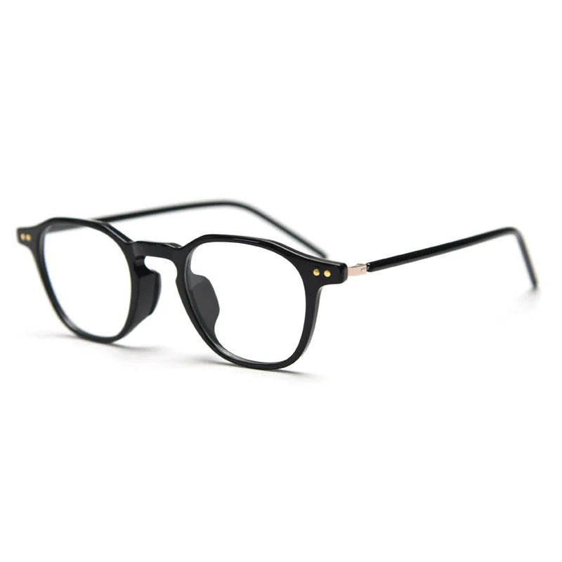 Side - Blue Light Glasses – Balck frame, stylish design that blocks blue light, reduces eye strain, and improves focus. Lightweight and durable for work, gaming, and screen use. Explore more at www.zenluk.com
