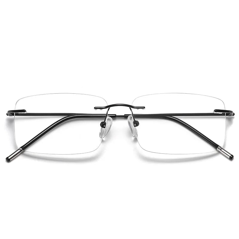 Blue Light Glasses Zyon with matte black frame, rounded rectangular lenses, and clean modern lines. Designed to block blue light and reduce digital eye strain, these glasses help protect your vision and support restful sleep during extended screen use. Ultra-lightweight and comfortable for all-day wear, with flexible arms and a unisex fit that suits any face shape. Ideal for work, study, or casual wear. Available now at www.zenluk.com