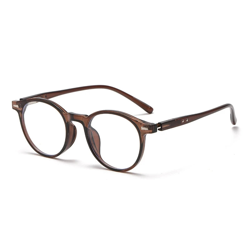 Side Blue Light Glasses Classic Brown frame, stylish and comfortable design with UV400 protection. Reduces eye strain, blocks harmful blue light from screens, and helps improve sleep quality. Lightweight and perfect for daily computer, tablet and smartphone use. Available at www.zenluk.com